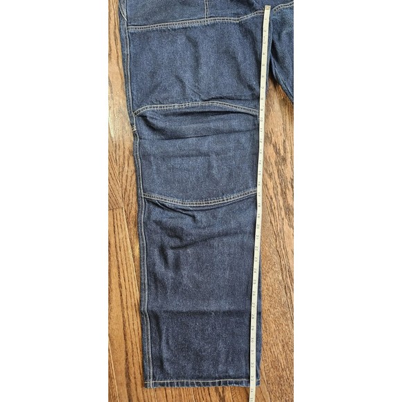 Marithe Francois Girbaud Jeans Mens 38L Blue Baggy Y2K Streetwear Skater Hip Hop - Picture 9 of 14